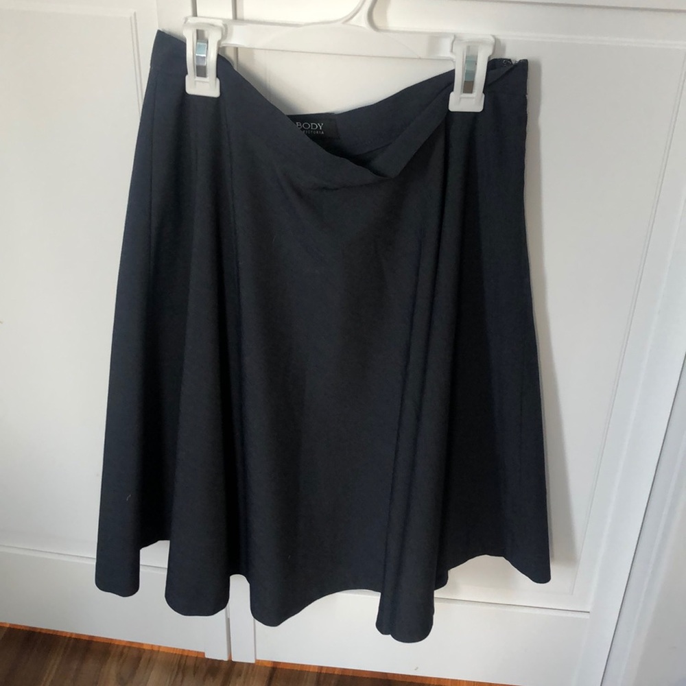 Chambray Like Material Midi Circle Skirt Size 6